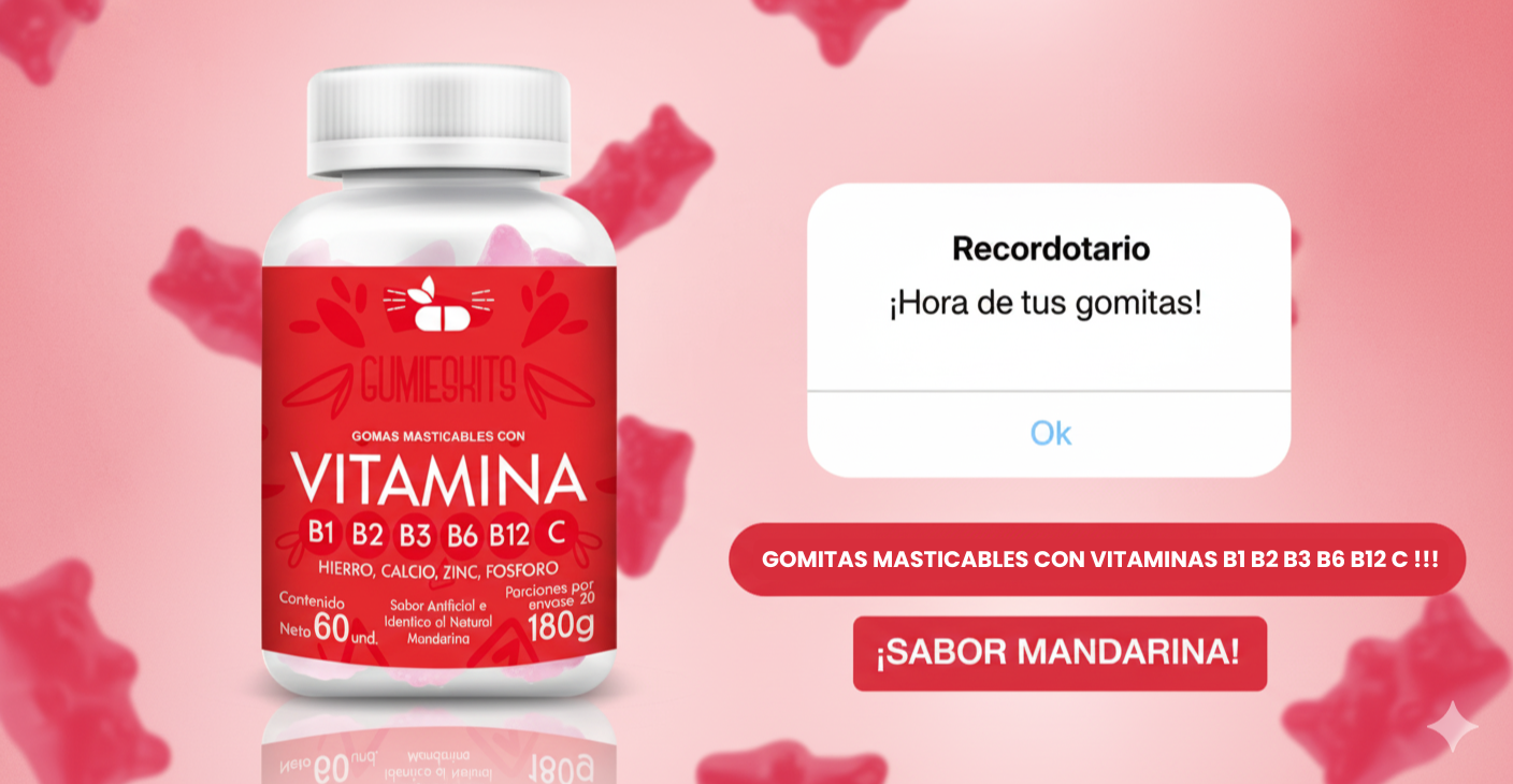 Gomitas de Multivitamínicos para Adultos x60