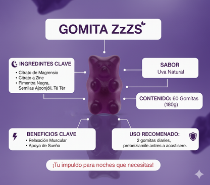 Gomitas de Citrato de Magnesio x60