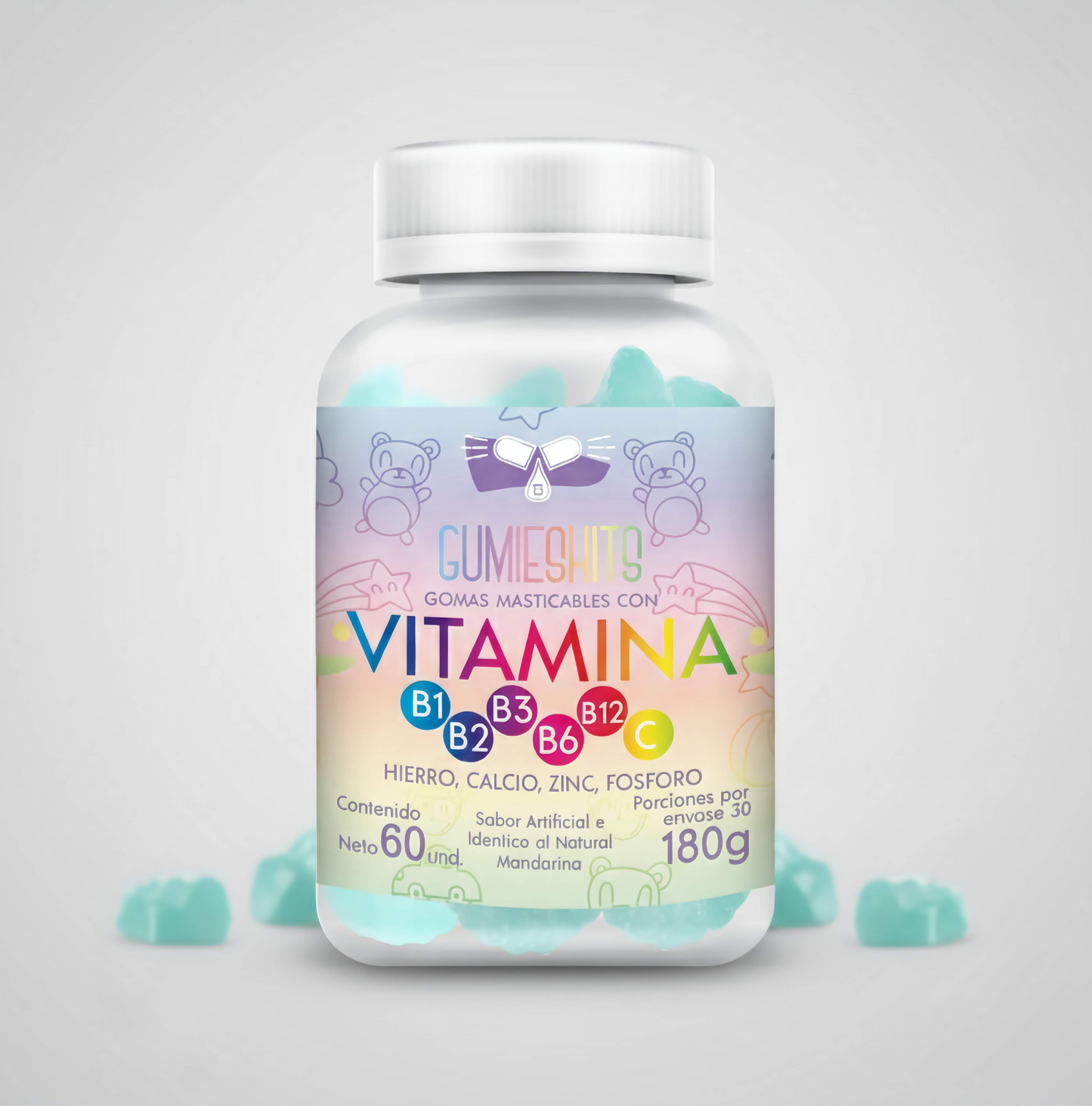 Gomitas de Multivitamínicos para Niños x60